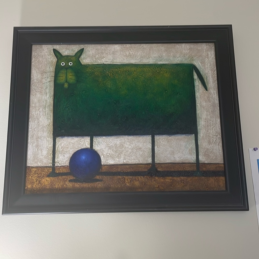 wall cat art